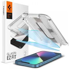 ESR Αντιχαρακτικό Γυαλί Spigen GLAS.tR ez Fit Apple iPhone 13/13 Pro Αντιμπλε [2 PACK]