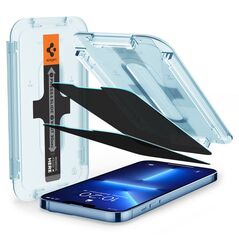 Spigen Tempered Glass Spigen GLAS.tR ez Fit Apple iPhone 13 Pro Max Privacy [2 PACK]