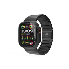 Κινητό Origin Ρολόι Τιτάνιο Λουράκι, μαύρο - Apple Watch 49mm/45mm/44mm/42mm