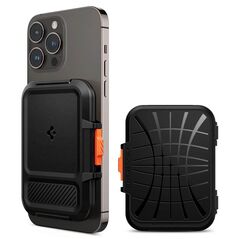 Spigen Spigen iPhone Lock Fit Πορτοφόλι με MagSafe, μαύρο