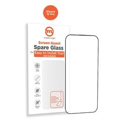 Mobile Origin Orange Screen Guard Spare Glass - προστατευτικό γυαλί για την οθόνη του iPhone 15 Pro
