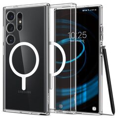 Spigen Spigen Ultra Hybrid OneTap Metal Ring MagSafe, λευκό - Samsung Galaxy S24 Ultra