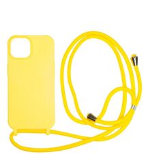 Mobile Origin Θήκη με Λουράκι Κίτρινο - iPhone 15