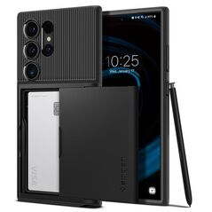 Spigen Spigen Slim Armor CS, μαύρο - Samsung Galaxy S24 Ultra