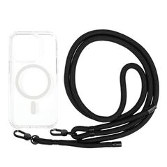 Mobile Origin Lanyard Case - Θήκη με λουράκι, διάφανη για iPhone 14 Pro