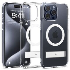 Spigen Spigen Caseology Capella MagSafe Kickstand, clear white - iPhone 15 Pro Max