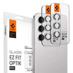 Spigen Spigen Glass tR EZ Fit Optik Pro 2 Pack, μαρμάρινο γκρι - Samsung Galaxy S24+