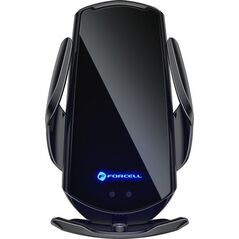 ForCell Uchwyt z ładowaniem indukcyjnym automatyczny + adapt. magnetyczne FORCELL HS1 Qi 15W czarny
