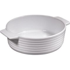 Kuchenprofi Brytfanna porcelanowa, okrągła, śred. 16 x 5 cm, 0,7 l, biała / Kuchenprofi