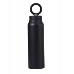 Butelka / bidon na wodę metal z uchwytem kompatybilnym z Magsafe 950ml czarny