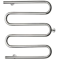 Πετσετοκρεμάστρα WELLMER, 830 x 550 mm, ανοξείδωτο ατσάλι, DN32, 5b, 1/2", εσωτερικό σπείρωμα
