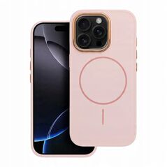 Θήκη FRAME MAG COVER συμβατή με MagSafe για IPHONE 14 PRO MAX ροζ πούδρα