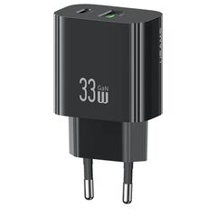 Ładowarka sieciowa USAMS CC317 T65 33W   1xUSB-C 1xUSB-A Fast Charging czarny