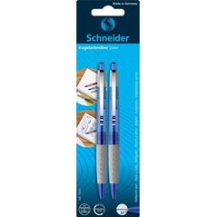 Schneider Długopis automatyczny SCHNEIDER Loox, 2szt., blister, niebieski