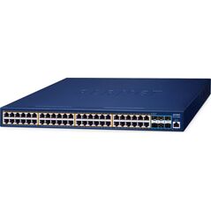 Διακόπτης Planet PLANET GS-6311-48P6X δικτυακές συνδέσεις Διαχειριζόμενος L3 Gigabit Ethernet (10/100/1000) Υποστήριξη PoE Μπλε
