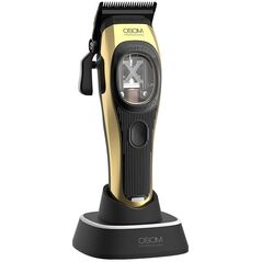 Επαγγελματική κουρευτική μηχανή OSOM Professional PRIME Cordless Hair Clipper OSOMP01GOLD, χρυσό χρώμα