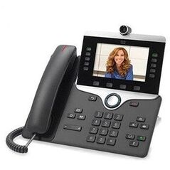 Cisco IP Phone 8865 - IP-τηλέφωνο βίντεο - με ψηφιακή κάμερα, διεπαφή Bluetooth - SIP, SDP - 5 γραμμές - ανθρακί χρώμα - ανακατασκευασμένο