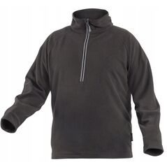 Φούτερ fleece GTV Hoegert HT5K374-M EDER με φερμουάρ 3/4 μαύρο M