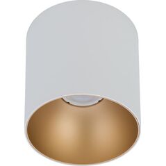 Lampa sufitowa Nowodvorski Do jadalni oprawa sufitowa biała Nowodvorski POINT TONE WHITE/GOLD 8221