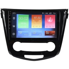 Ραδιόφωνο πλοήγησης GPS Nissan Qashqai 2, X-Trail 2014+ Android χειροκίνητος κλιματισμός