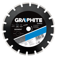 Graphite Tarcza diamentowa segmentowa 300x25,4mm 57H612