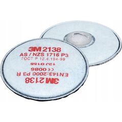 3M Filtr cząstek stałych 3M P3 R, 2138, opakowanie 20szt.
