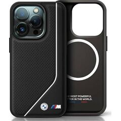 BMW BMW BMHMP16L23PUCPK iPhone 16 Pro 6.3" czarny/black hardcase M Perforated Twisted Line MagSafe