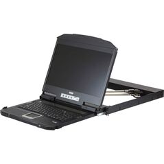 ATEN CL3800NW κονσόλα rack 47 cm (18.5") 1920 x 1080 px Μέταλλο, Πλαστικό Μαύρο