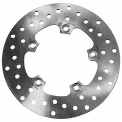 Tarcza hamulcowa przód/tył stała, 220/102x4,5mm 5x120mm, średnica otworów mocujących 8,5mm, odsadzenie 0 pasuje do: FB MONDIAL PIEGA 1000/1000 Evo/1000 Nuda/1000 Starfighter/125 (Maxster)/125 (Teos)