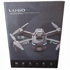 Dron LU60 Podwójna Kamera HD Światła LED Aplikacja Czarny