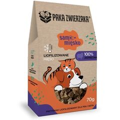 Paka Zwierzaka Przysmak liofilizowany Samo Mięsko JAGNIĘCINA 70g