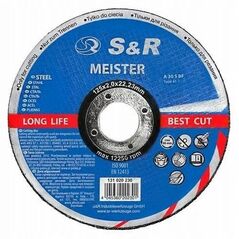Metal cutting disc 125x1.0x22.23 /25pcs 131010125 S&R