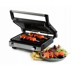 DOMO DO9287G czarny 166 W grill elektryczny rozkładany + gofrownica