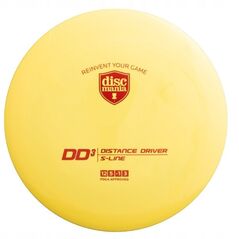 Discgolf disc DISCMANIA  Distance Driver S-LINE DD3 Yellow 12/5/-1/3