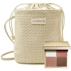 CLARINS SET (FACE&EYES PALETTE + SUMMER POUCH)