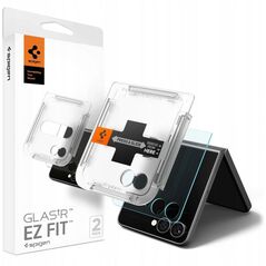Spigen Glas.TR ”EZ FIT” HD do Samsung Galaxy Z Flip 7 przezroczysty - 2 szt.