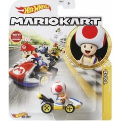 Hot Wheels Pojazd podstawowy Mario Kart Toad