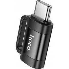 Adapter USB Hoco HOCO adapter OTG Typ C (męski) do Lightning (żeński) 3A UA31E czarny