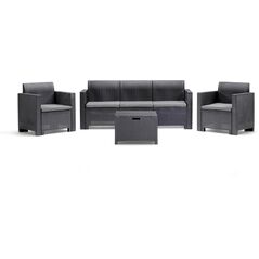 Σετ επίπλων κήπου Set Nebraska 3 τεμ 8003723190685