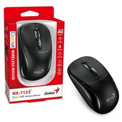 Mysz bezprzewodowa, Genius NX-7123, czarna, optyczna, 1200DPI