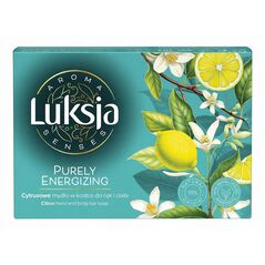 LUKSJA Aroma Senses Purely Energizing Σαπούνι σε μπάρα με άρωμα εσπεριδοειδών για τα χέρια και το σώμα 90 g