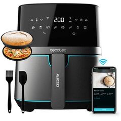 Frytkownica beztłuszczowa Cecotec Cecofry Full InoxBlack 5500 Connected Pack air fry