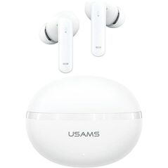 Ακουστικά Bluetooth USAMS Echo E02 TWS ANC+ENC ασύρματα λευκά