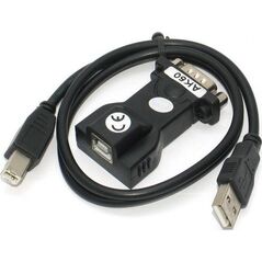 Adapter USB Apte USB - RS-232 Czarny  (2520-uniw)