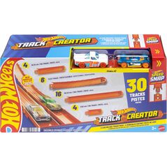 HOT WHEELS didysis trasų prailginimo rinkinys + 2 automodeliukai (JDW42)