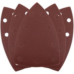 Papiery ścierne na rzep, żelazko 100 x 147 mm, P240, 5 szt., z 9 otworami do 04-623