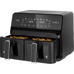 Frytkownica beztłuszczowa TEESA AIR FRYER DUAL POT XXL 8L 2700W