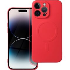 OEM Futerał SILICONE MAG COVER kompatybilny z MagSafe do IPHONE 14 Pro Max czerwony