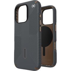 Speck Speck Presidio2 Grip ClickLock & MagSafe - Etui iPhone 16 Pro (Charcoal Grey / Cool Bronze / White)