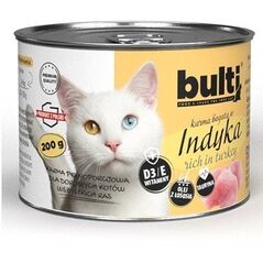 BULTI mielonka bogata w indyka dla kota 200g